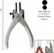 The Beadsmith Chain Nose Parallel Pliers with Spring, Flat Grip for Jewelry Making, Wirework & Repair